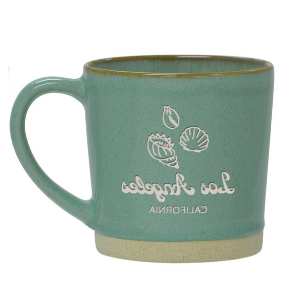 Los Angeles Shells Etched Ceramic Mug